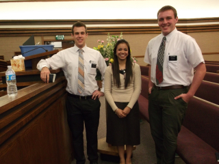 Sucely, a girl from our branch gave her farewell talk last week! She is going to Utah! So maybe y'all will see her!