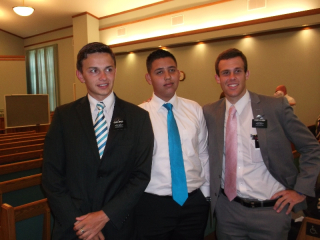 Our miny missionary Juan Pablo hahahahahaha