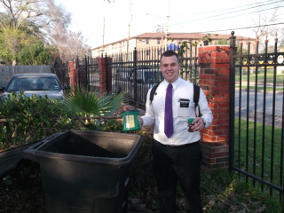 Throwin away Hayde's coffee... one of my favorite activities on the mission! that stuff smells so nasty!!