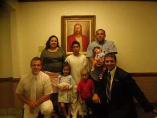 Salvador Fuentes and his family