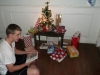 Opening Christmas presents!