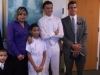 Elder Fryer and I with the Bastida family and Alejandro!